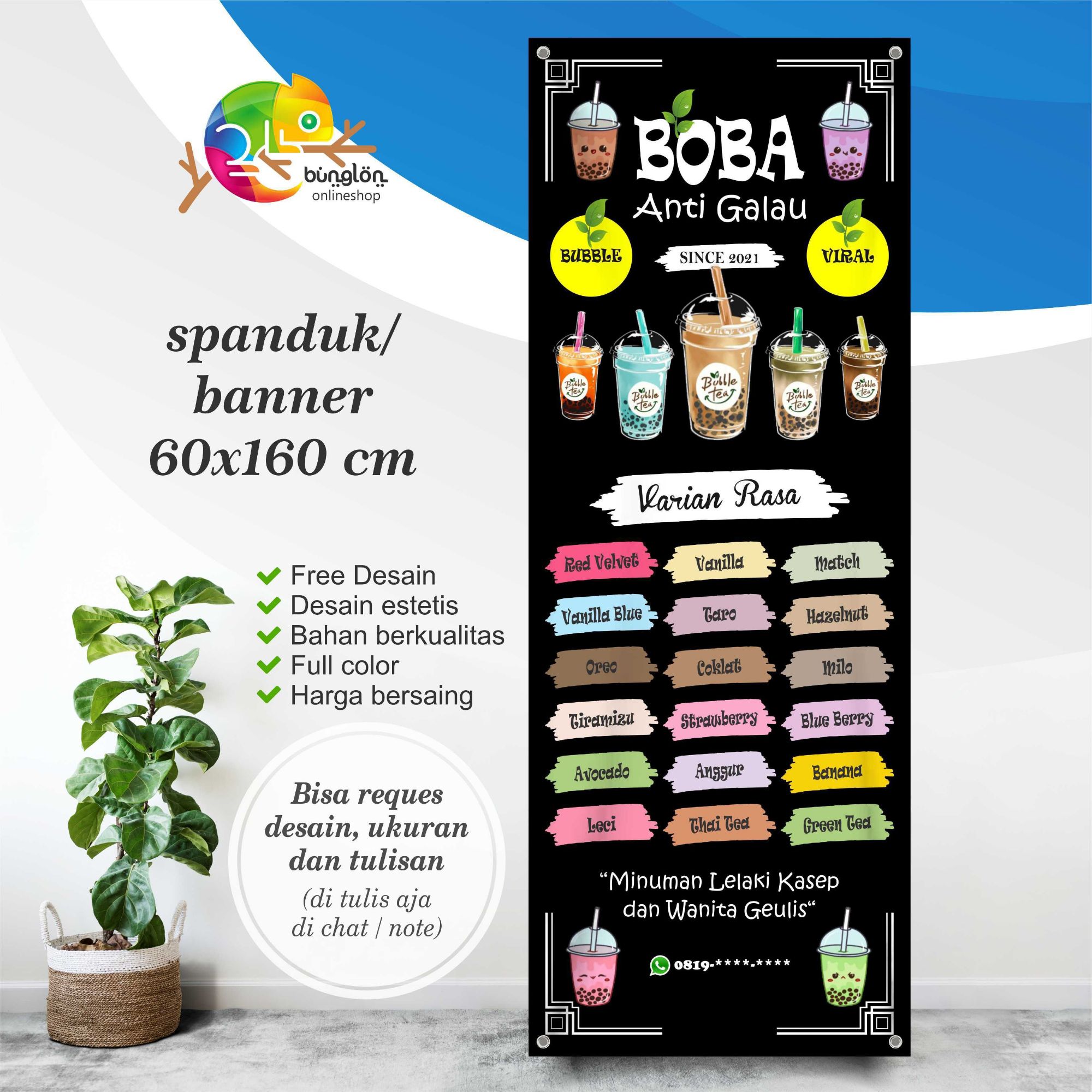 Banner Jualan Minuman - KibrisPDR