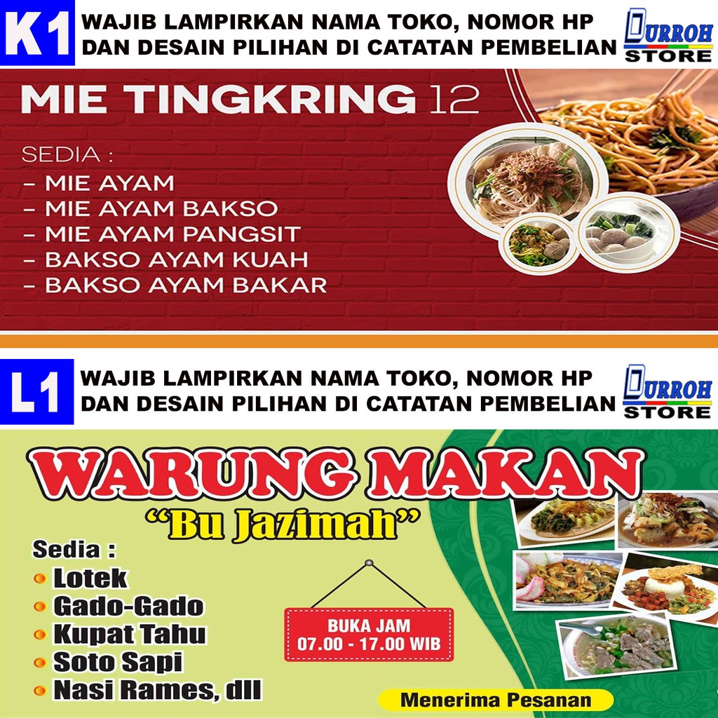 Detail Banner Kedai Makanan Nomer 14