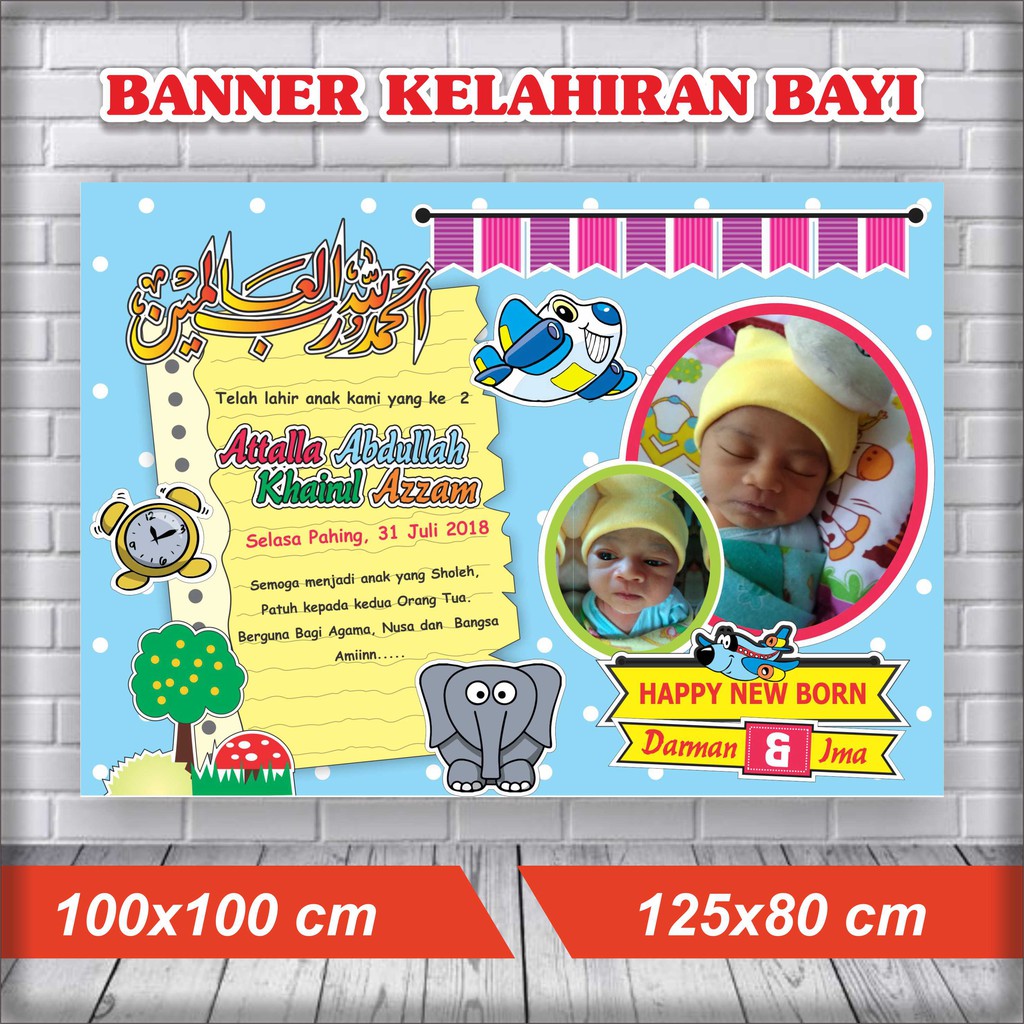 Detail Banner Kelahiran Anak Nomer 24