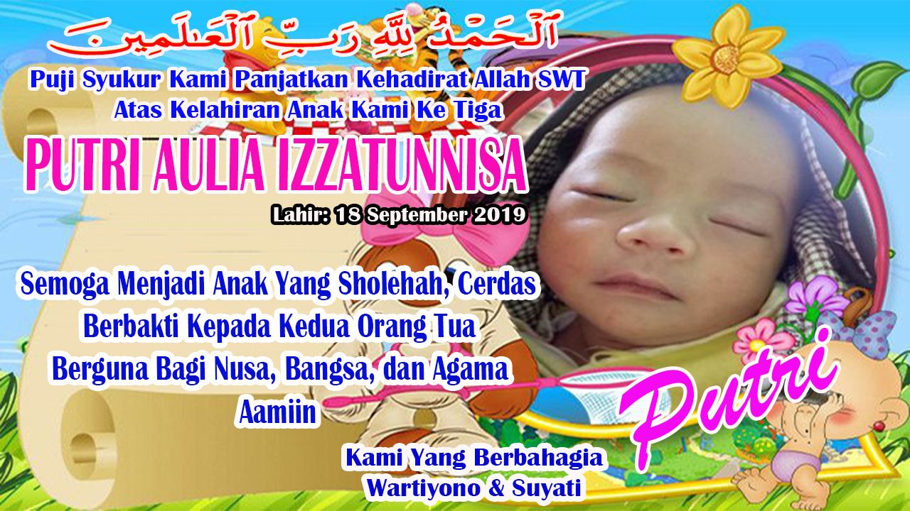 Detail Banner Kelahiran Bayi Nomer 19