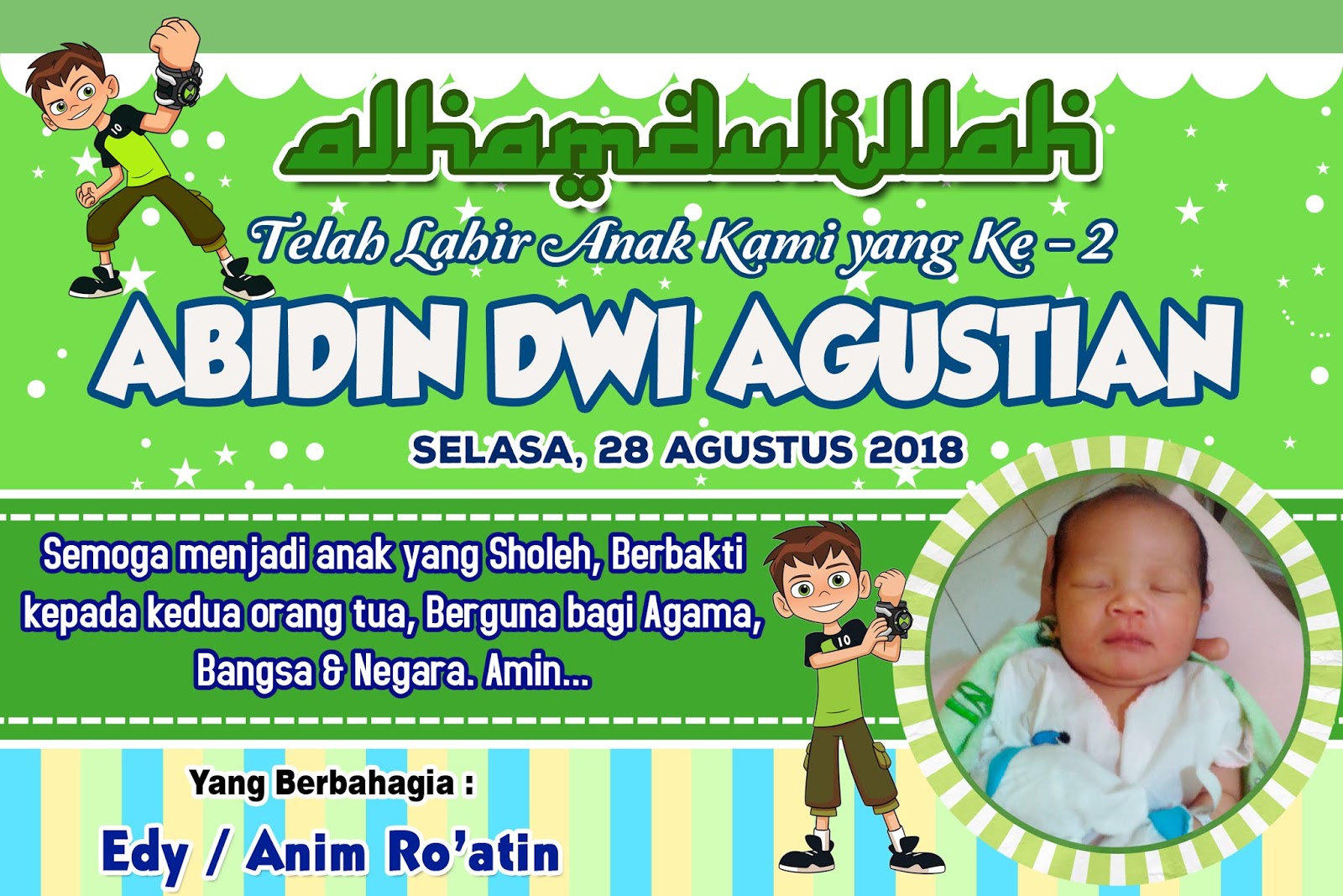 Detail Banner Kelahiran Bayi Laki Laki Nomer 6