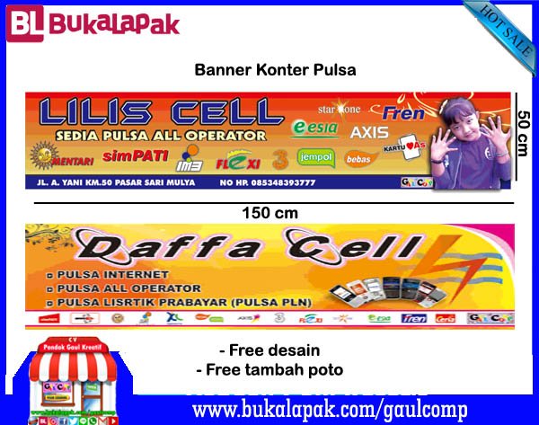 Detail Banner Konter Keren Nomer 35