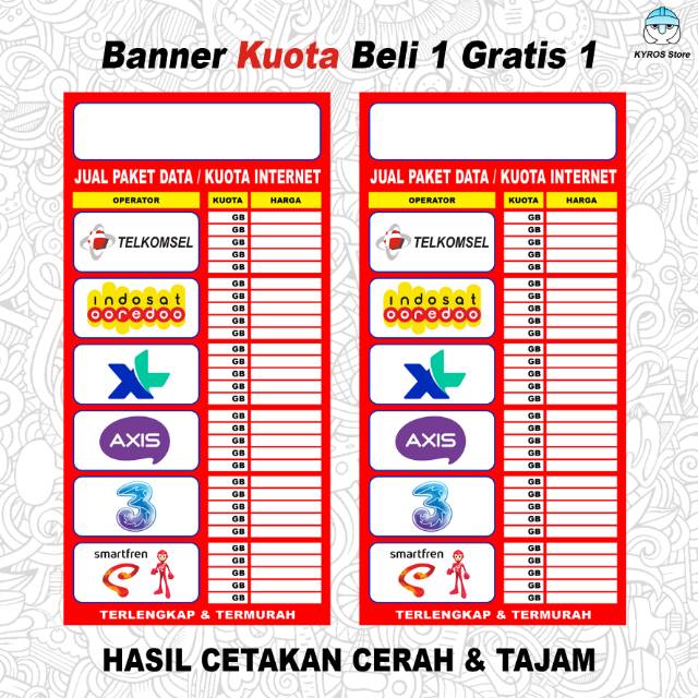 Detail Banner Kuota Internet Nomer 26