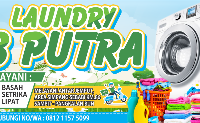 Detail Banner Laundry Cdr Nomer 26