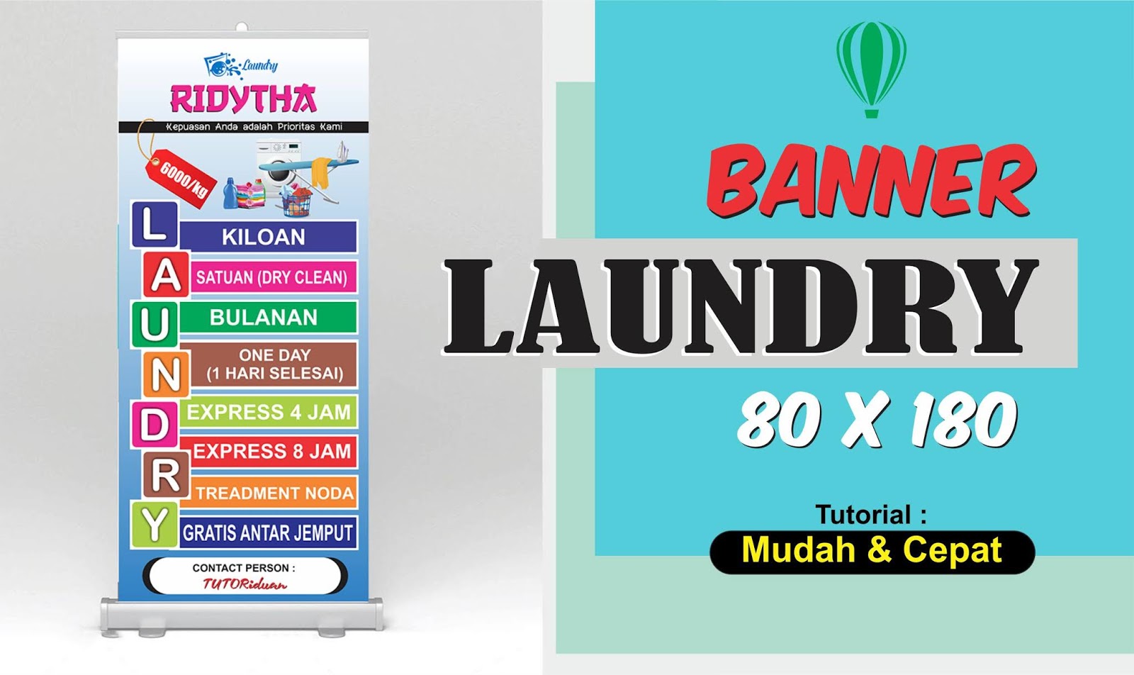 Detail Banner Laundry Cdr Nomer 27