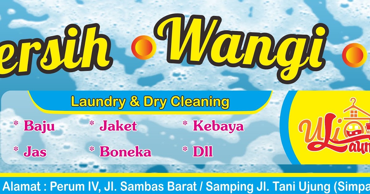 Detail Banner Laundry Cdr Nomer 54