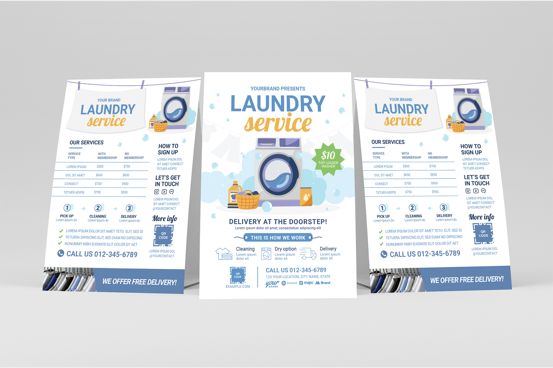 Detail Banner Laundry Psd Nomer 52