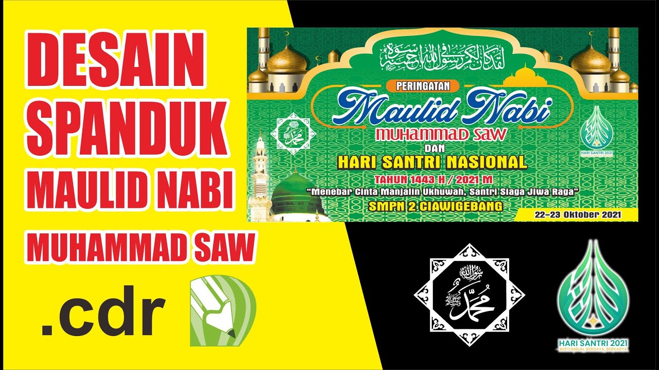 Detail Banner Maulid Nabi Cdr Nomer 13