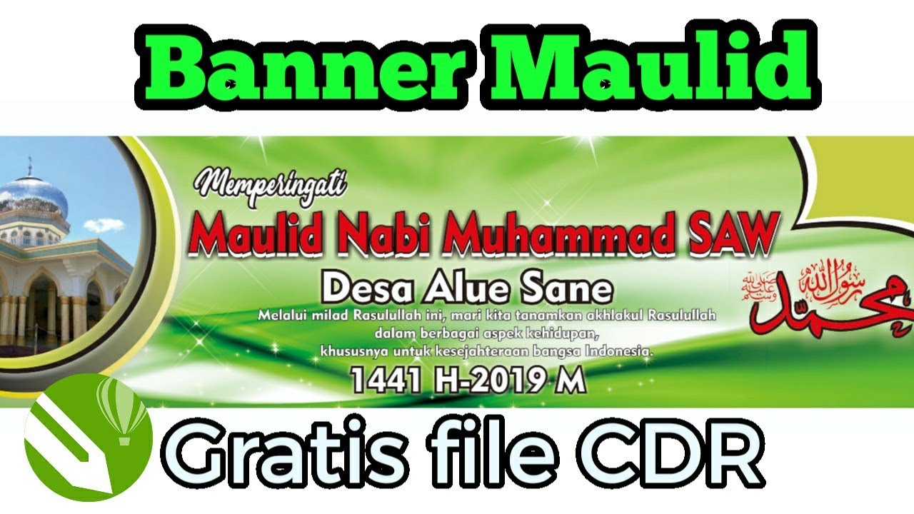 Detail Banner Maulid Nabi Cdr Nomer 26