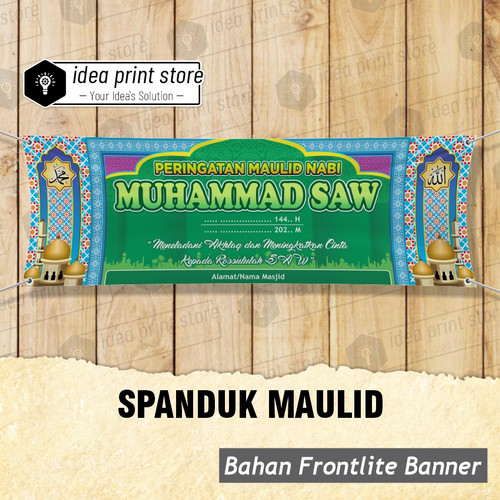 Detail Banner Maulid Polos Nomer 38