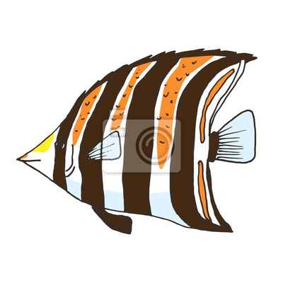 Detail Fisch Bilder Gezeichnet Nomer 10