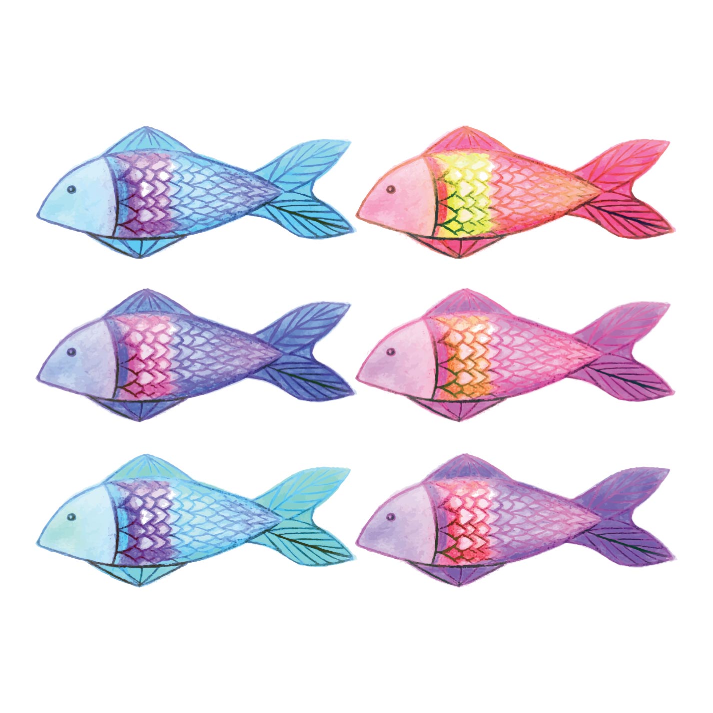 Detail Fisch Bilder Gezeichnet Nomer 3