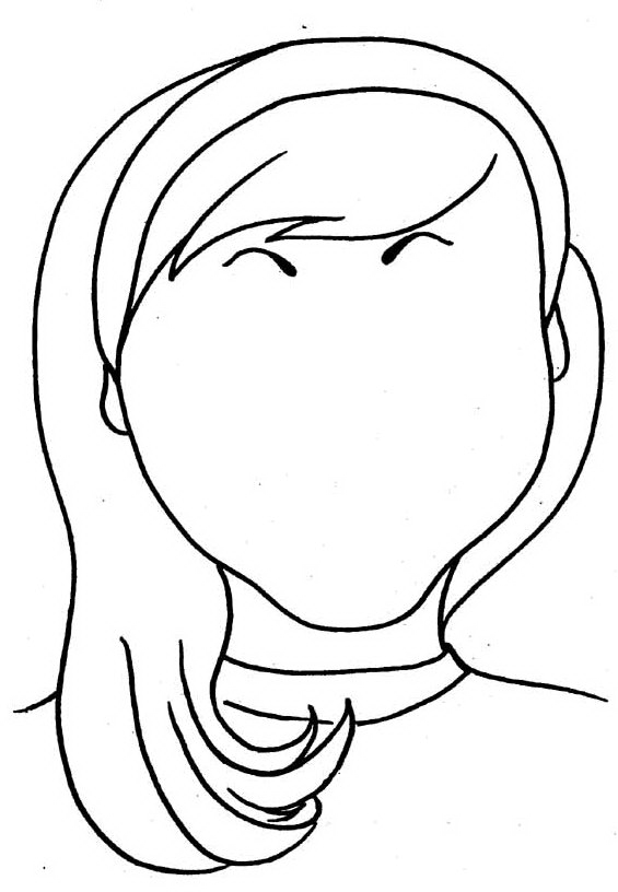 Detail Gesicht Malvorlage Nomer 3
