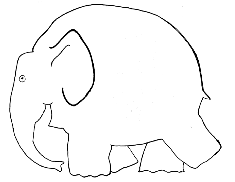Detail Vorlage Elefant Nomer 4