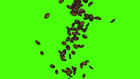 Detail Coffee Beans Falling Nomer 21