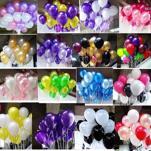 Detail Foto Balon Warna Warni Nomer 13