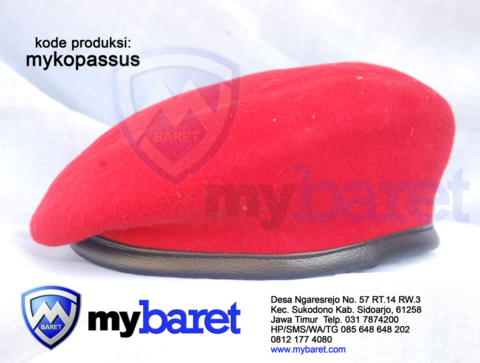 Detail Foto Baret Merah Nomer 42