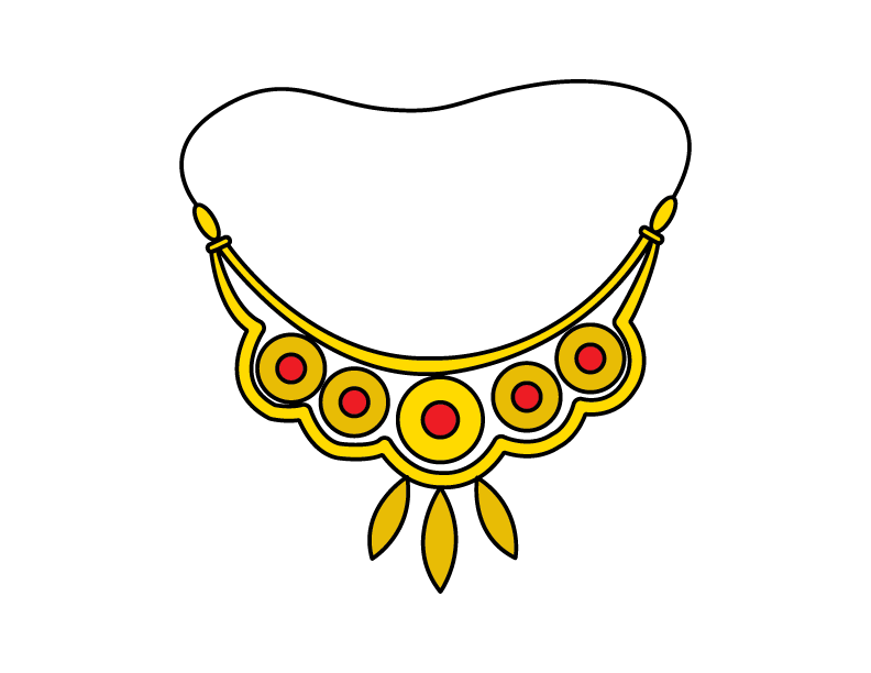 Detail How To Draw A Simple Necklace Nomer 5