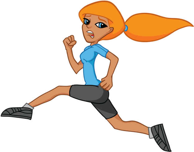 Detail Woman Running Clipart Nomer 12