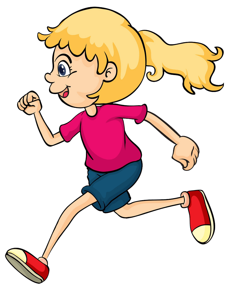 Detail Woman Running Clipart Nomer 5