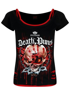 Detail Five Finger Death Punch Hockey Shirt Nomer 25