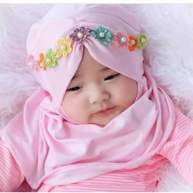 Detail Foto Bayi Lucu Berjilbab Nomer 12