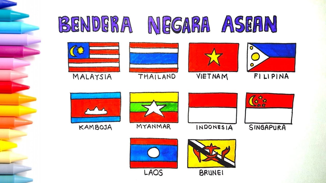 Detail Foto Bendera Asean Nomer 25