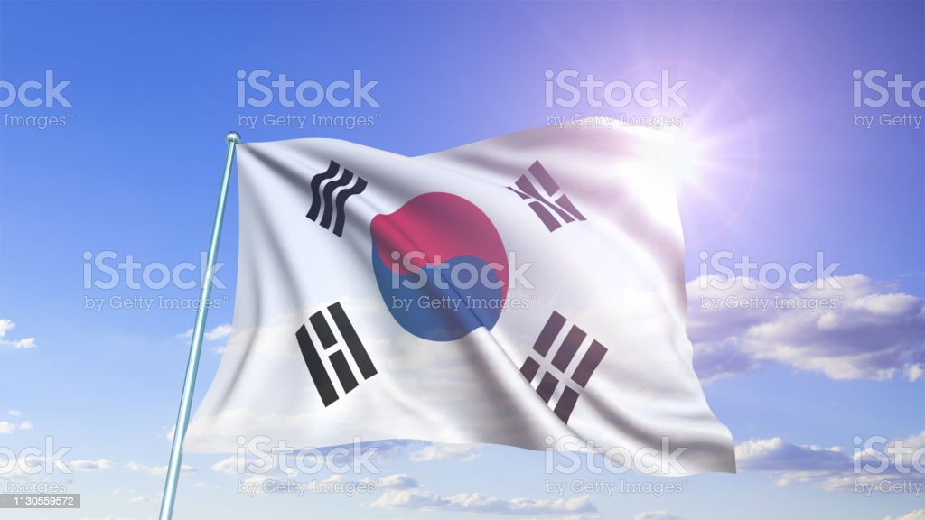 Detail Foto Bendera Korea Selatan Nomer 48