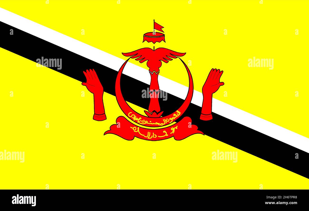 Detail Foto Bendera Negara Brunei Darussalam Nomer 16