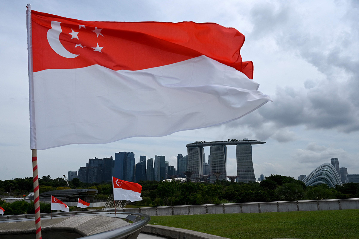Detail Foto Bendera Singapura Nomer 41
