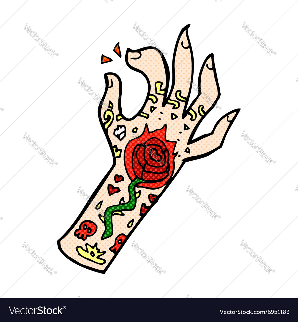 Detail Tattoo Auf Hand Nomer 7