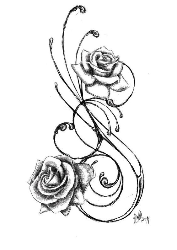 Detail Tattoo Schulter Rose Nomer 2