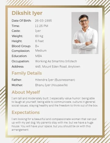 Detail Foto Biodata Nomer 16