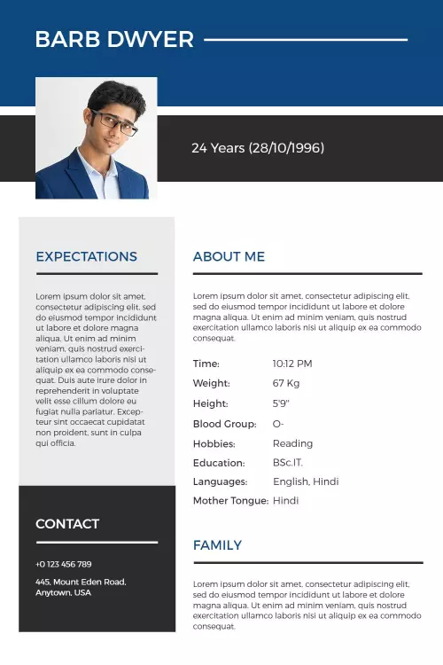 Detail Foto Biodata Nomer 3