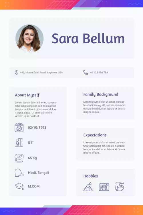 Detail Foto Biodata Nomer 31