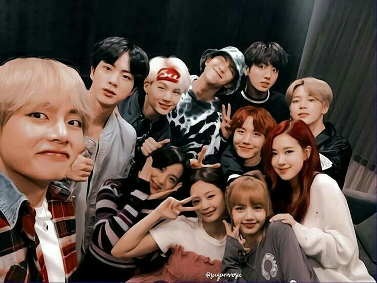 Detail Foto Blackpink Sama Bts Nomer 9