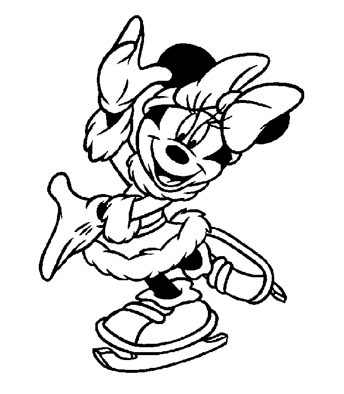 Detail Minnie Mouse Line Art Nomer 23