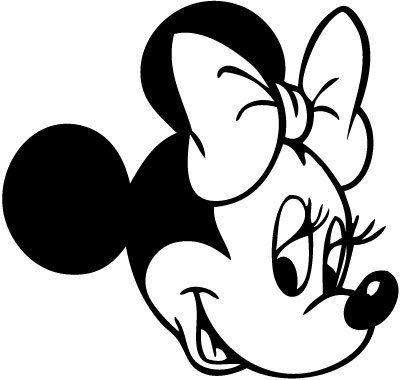 Detail Minnie Mouse Line Art Nomer 3