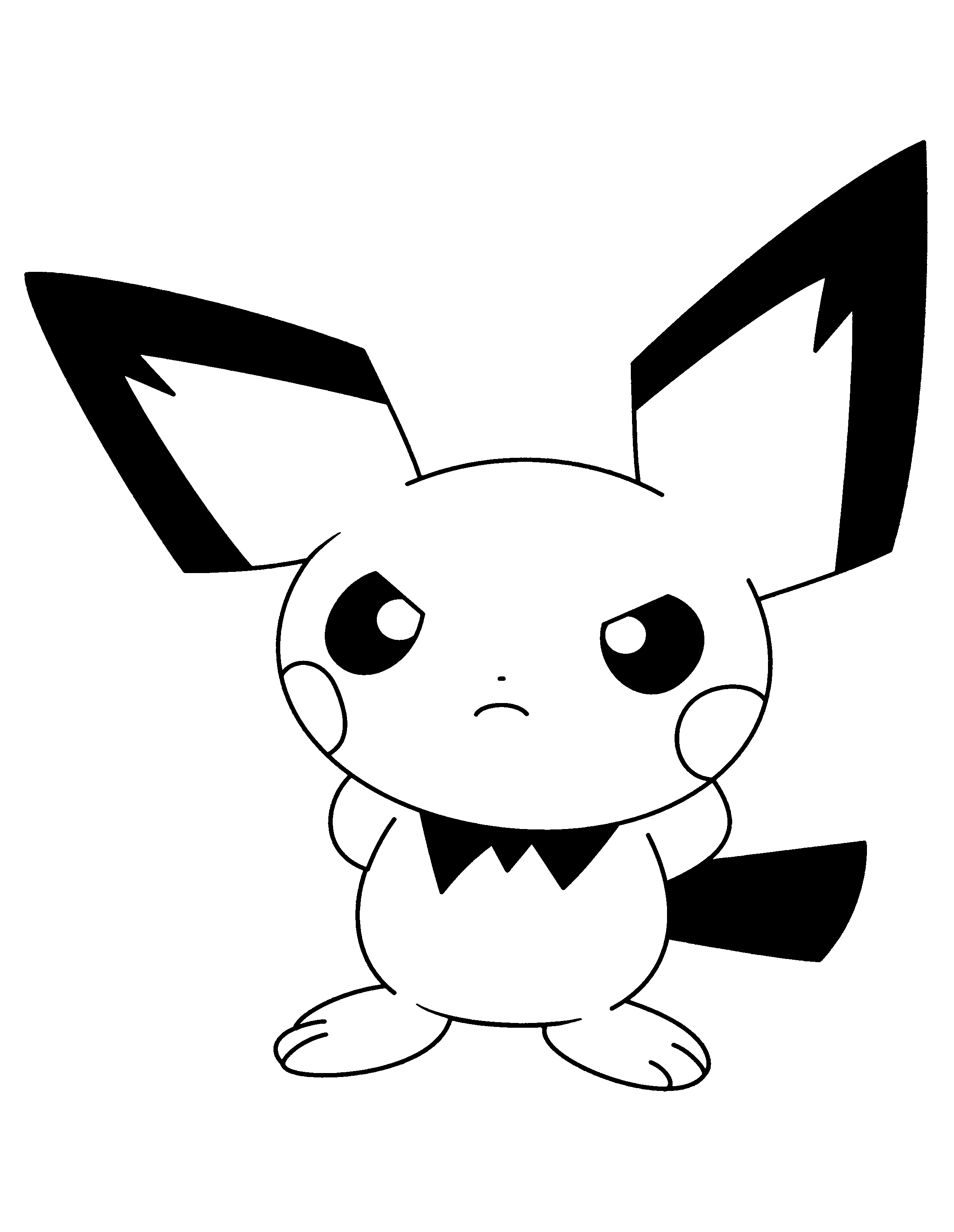 Detail Pokemon Ausmalbilder Pichu Nomer 2