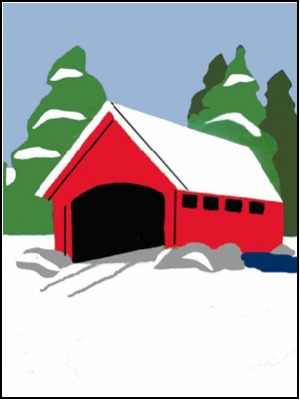 Detail Covered Bridge Clip Art Nomer 6