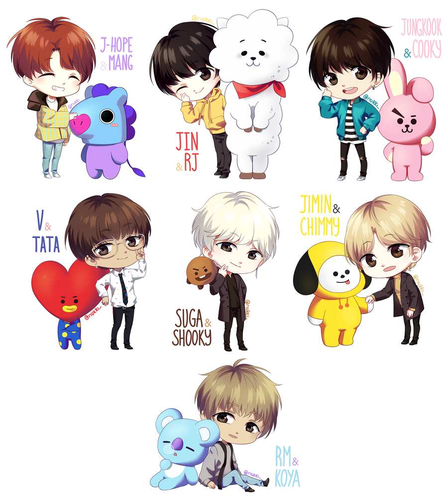 Foto Bt21 Dan Bts - KibrisPDR