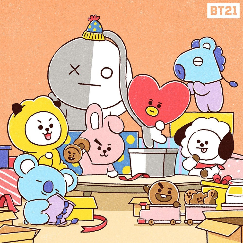 Detail Foto Bt21 Dan Bts Nomer 17