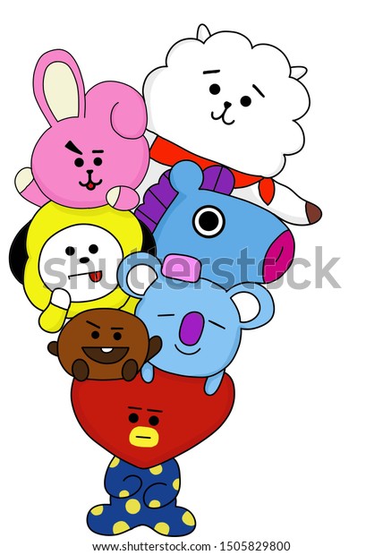 Detail Foto Bt21 Dan Bts Nomer 22