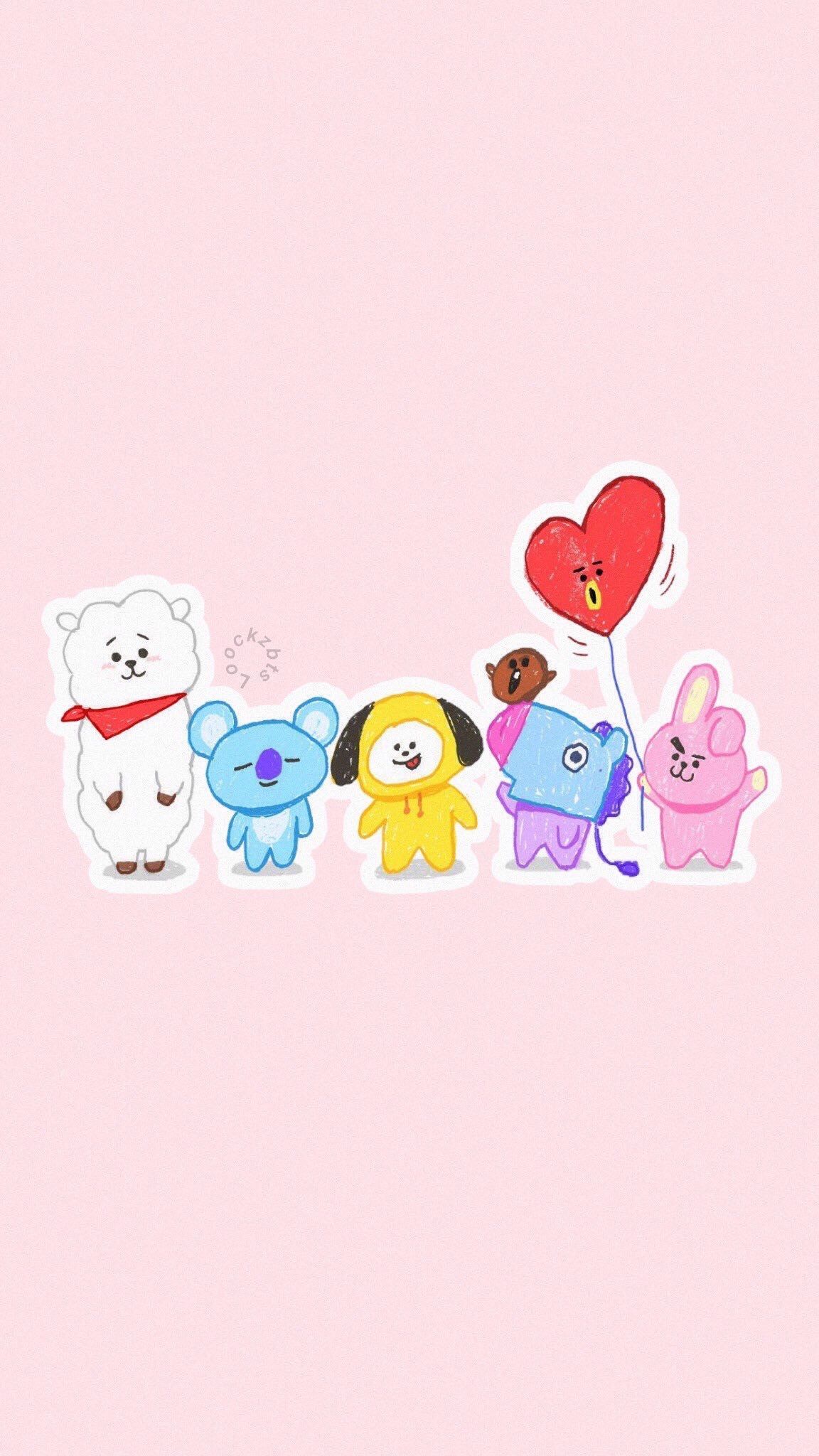 Detail Foto Bt21 Dan Bts Nomer 25