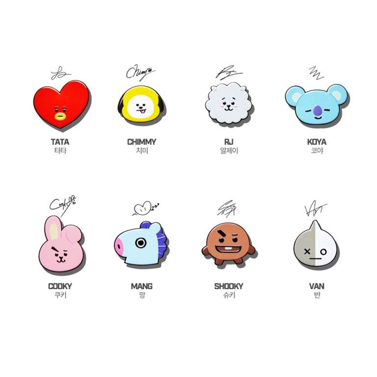 Detail Foto Bt21 Dan Bts Nomer 3