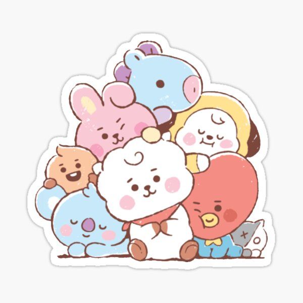 Detail Foto Bt21 Dan Bts Nomer 38