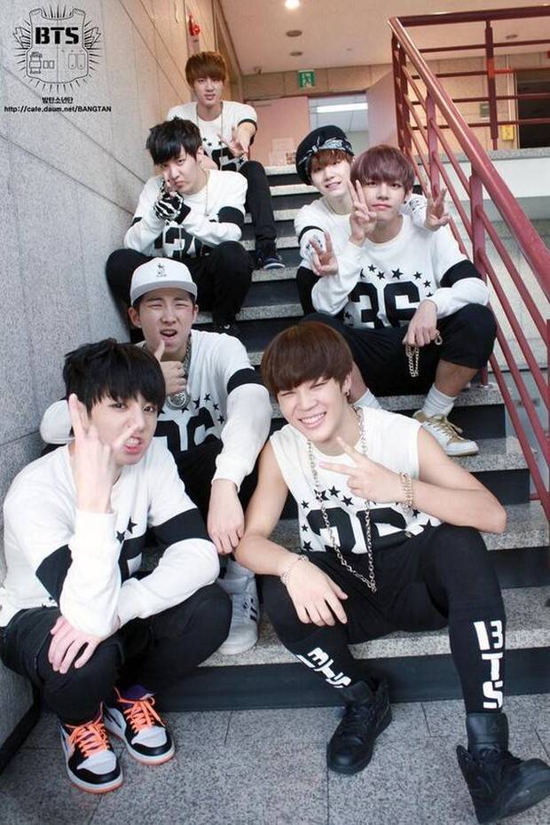 Detail Foto Bts Awal Debut Nomer 14