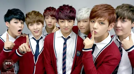 Detail Foto Bts Awal Debut Nomer 25