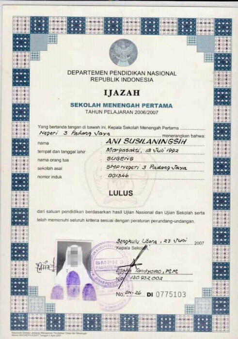 Detail Foto Buat Ijazah Nomer 40