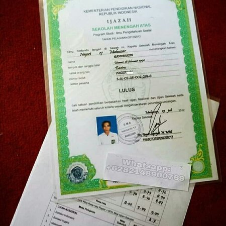 Detail Foto Buat Ijazah Nomer 7